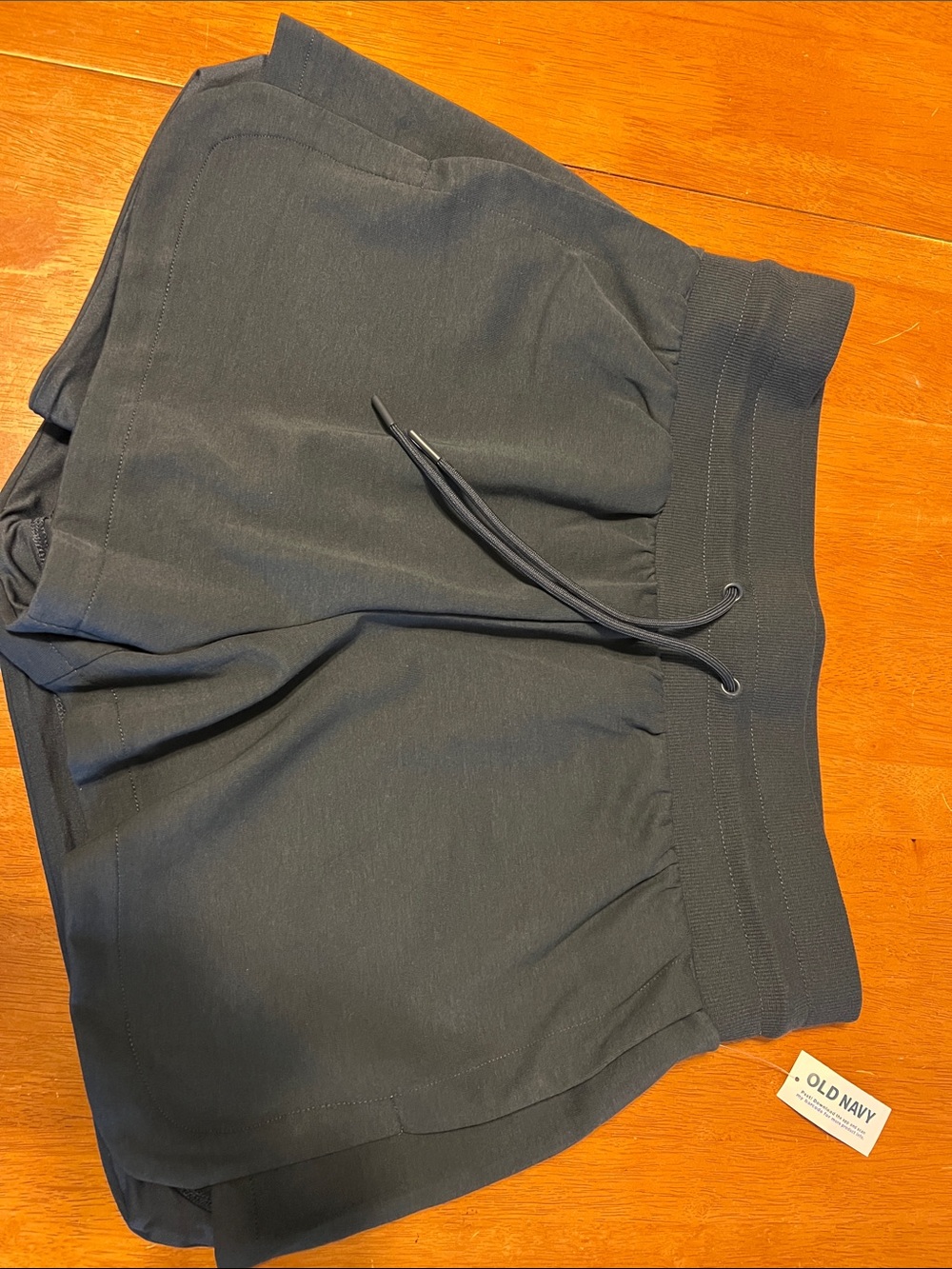 Old Navy Women's Navy Dynamic Fleece Extra Hi-rise Drawstring Shorts